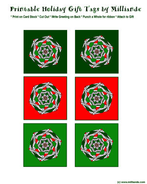 Free Printable Christmas Tags