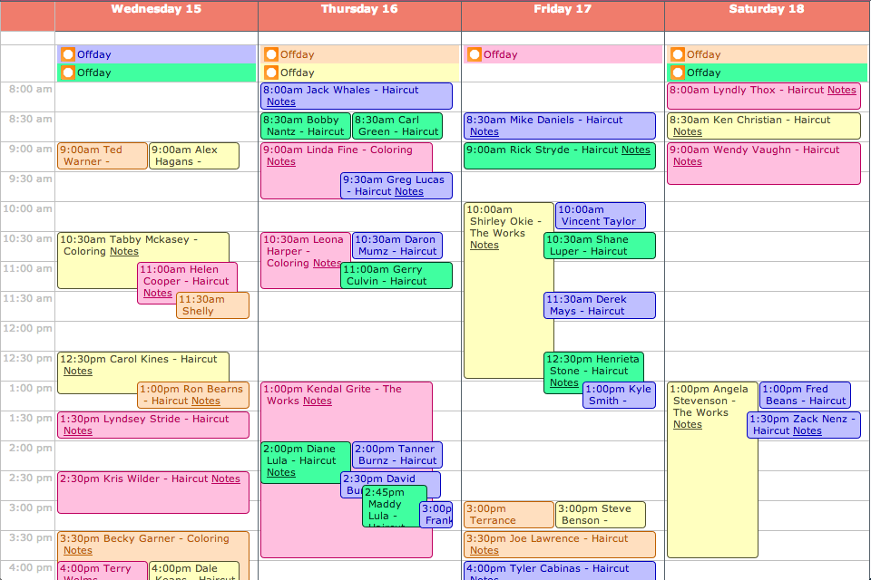 Weekly Planner Calendar Template 2016