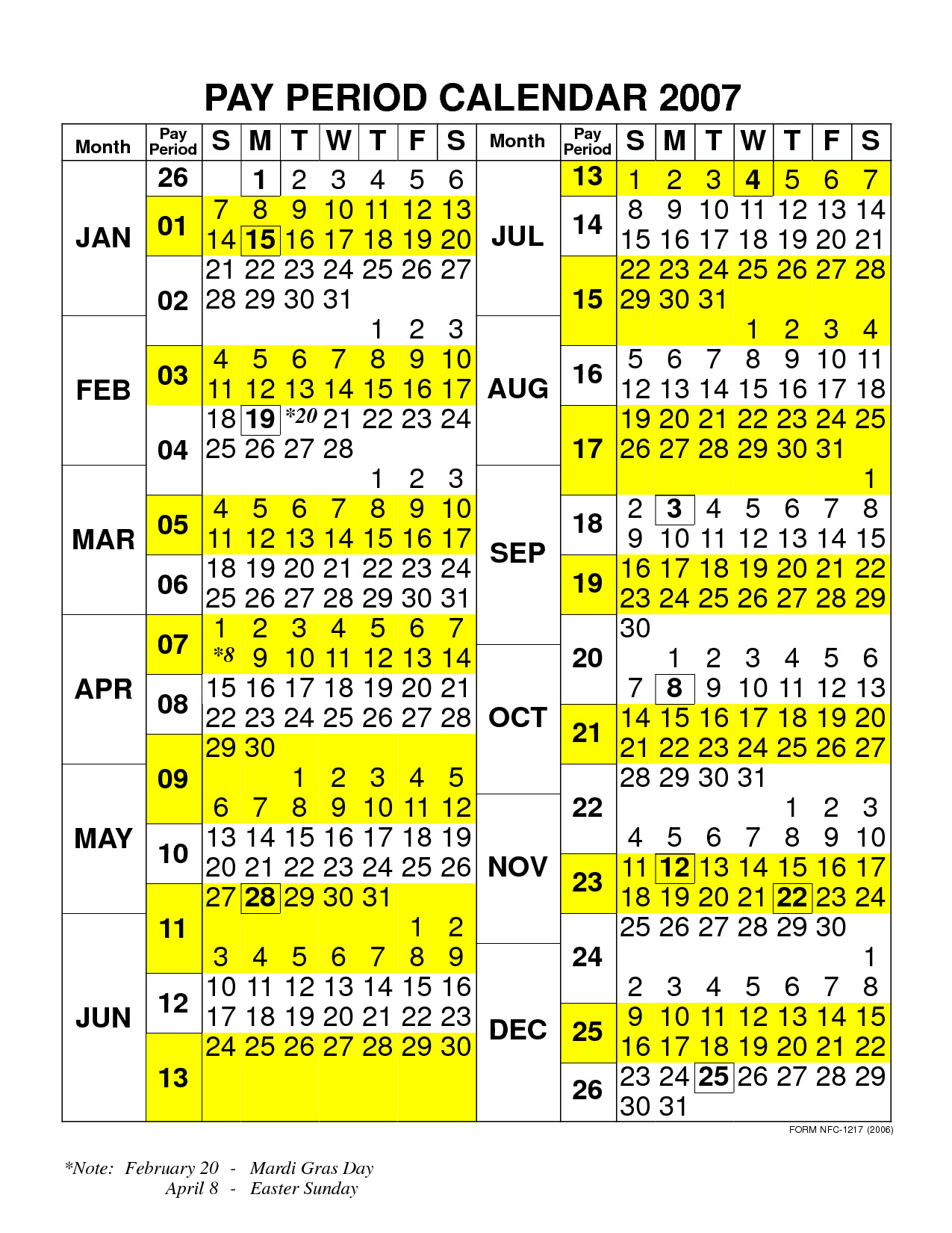 Federal Pay Period Calendar 2021 Opm Federal Pay Period Calendar 2020