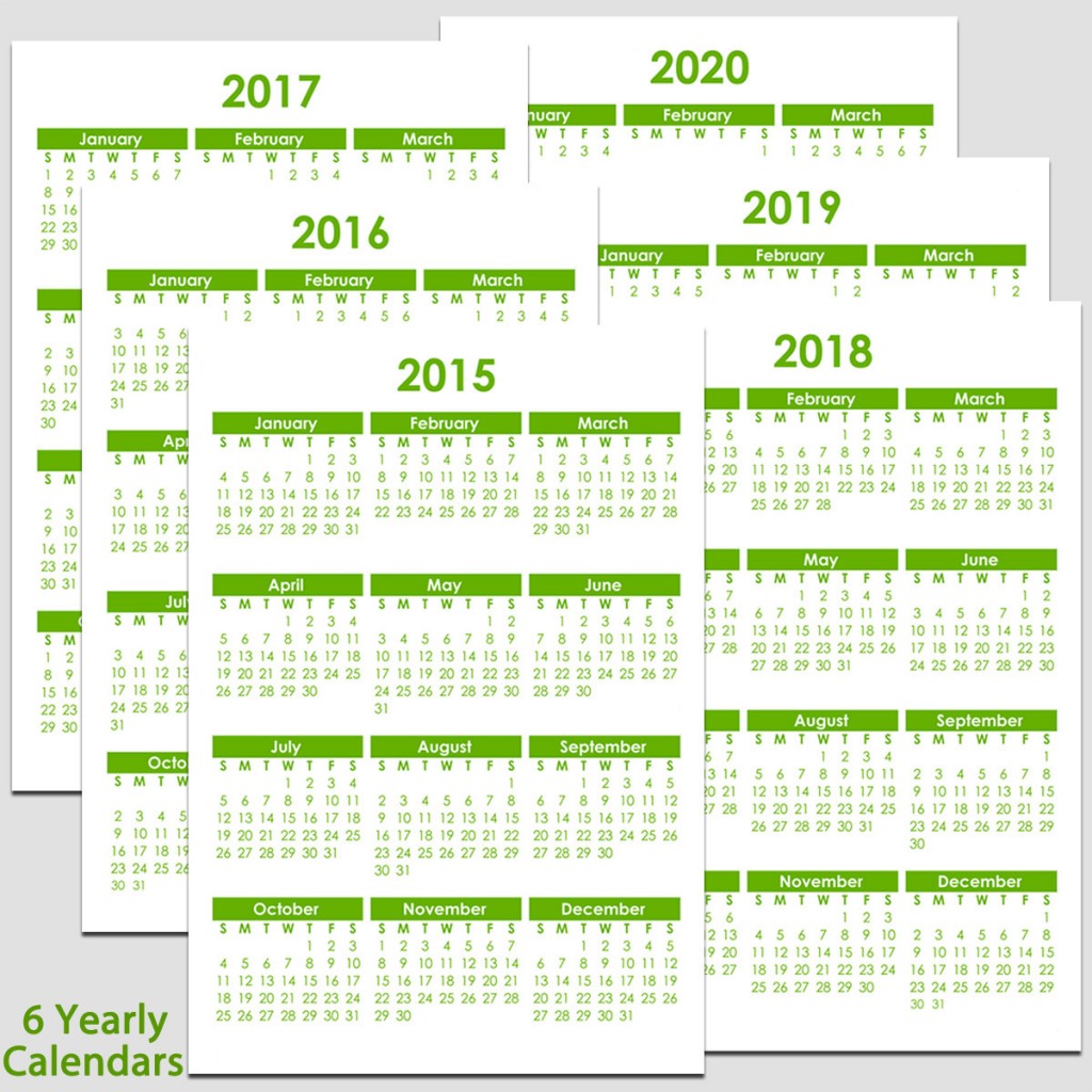 5 Best Images of Year 2020 Calendar Printable 2020 Calendar 