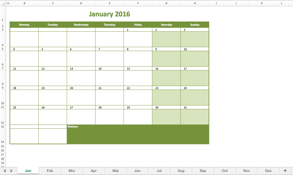 Calendar Monthly Xls : Monthly calendar printable excel template Calendar Monthly Xls : Monthly calendar printable excel template