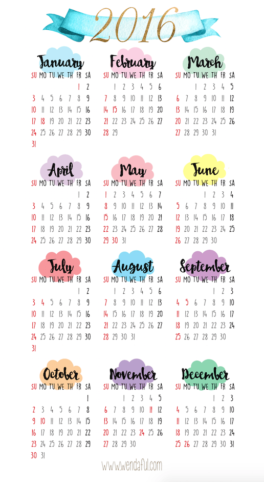 Printable Calendar 2016 A5 | free printable a5 2016 calendar calendar template 2018 Printable Calendar 2016 A5 | free printable a5 2016 calendar calendar template 2018