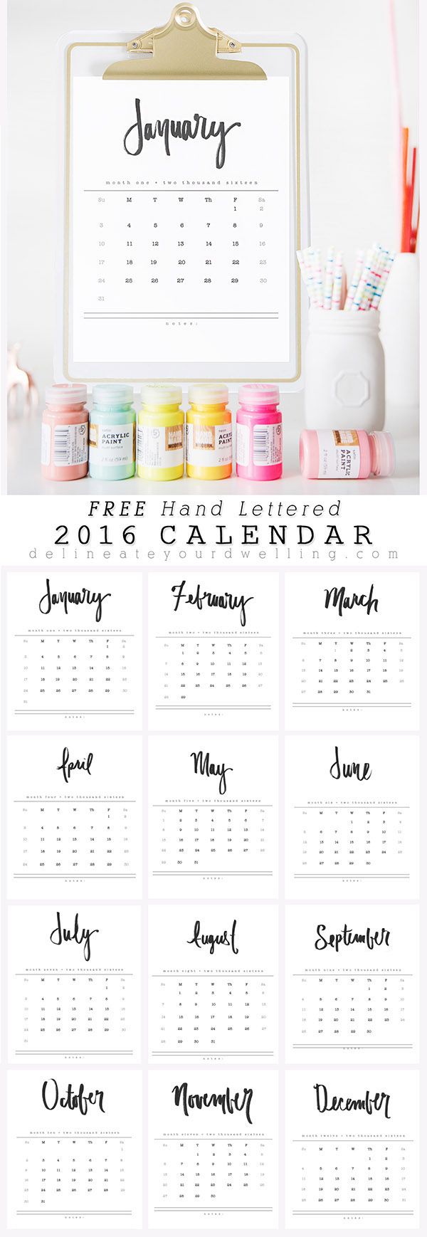 calendar write in