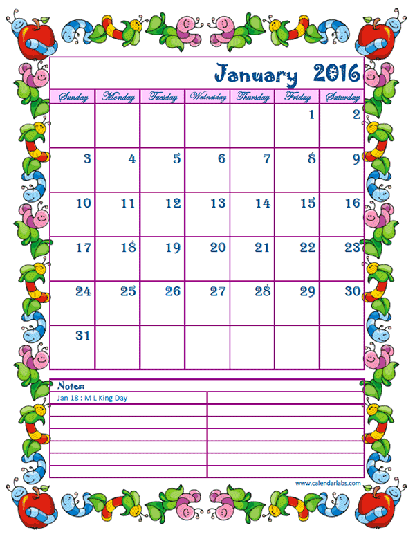Kids Calendar Template : Calendars printable fun facts calendar template Kids Calendar Template : Calendars printable fun facts calendar template
