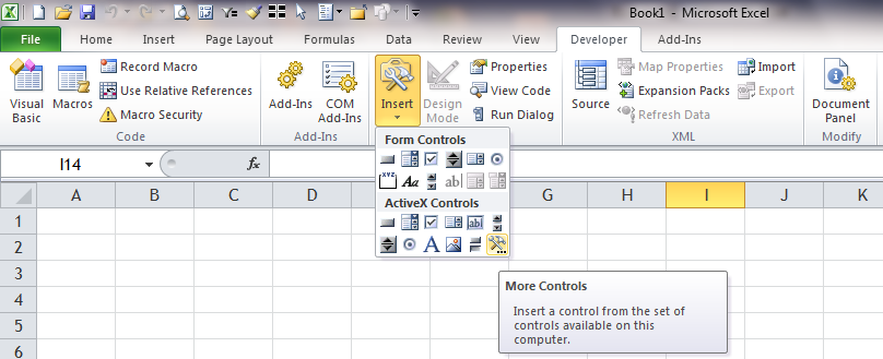 Inserting Calendar Drop Down In Excel 2016 | Calendar ...