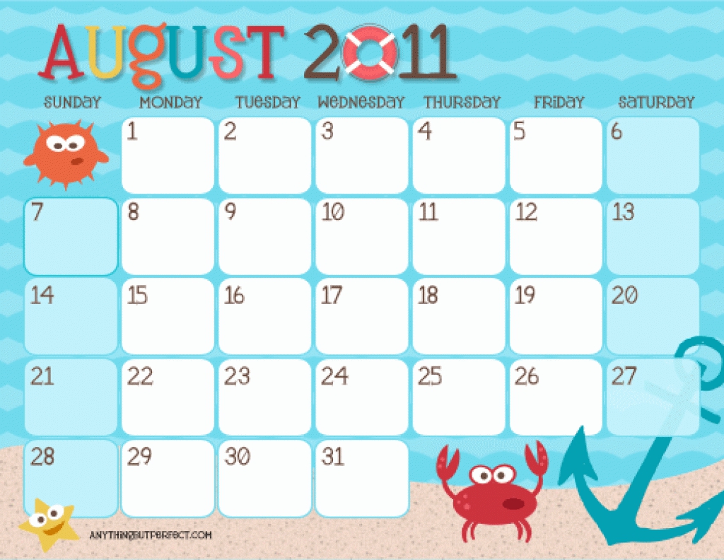 Kids Calendar Template : Templates of calendars for kids calendar template Kids Calendar Template : Templates of calendars for kids calendar template