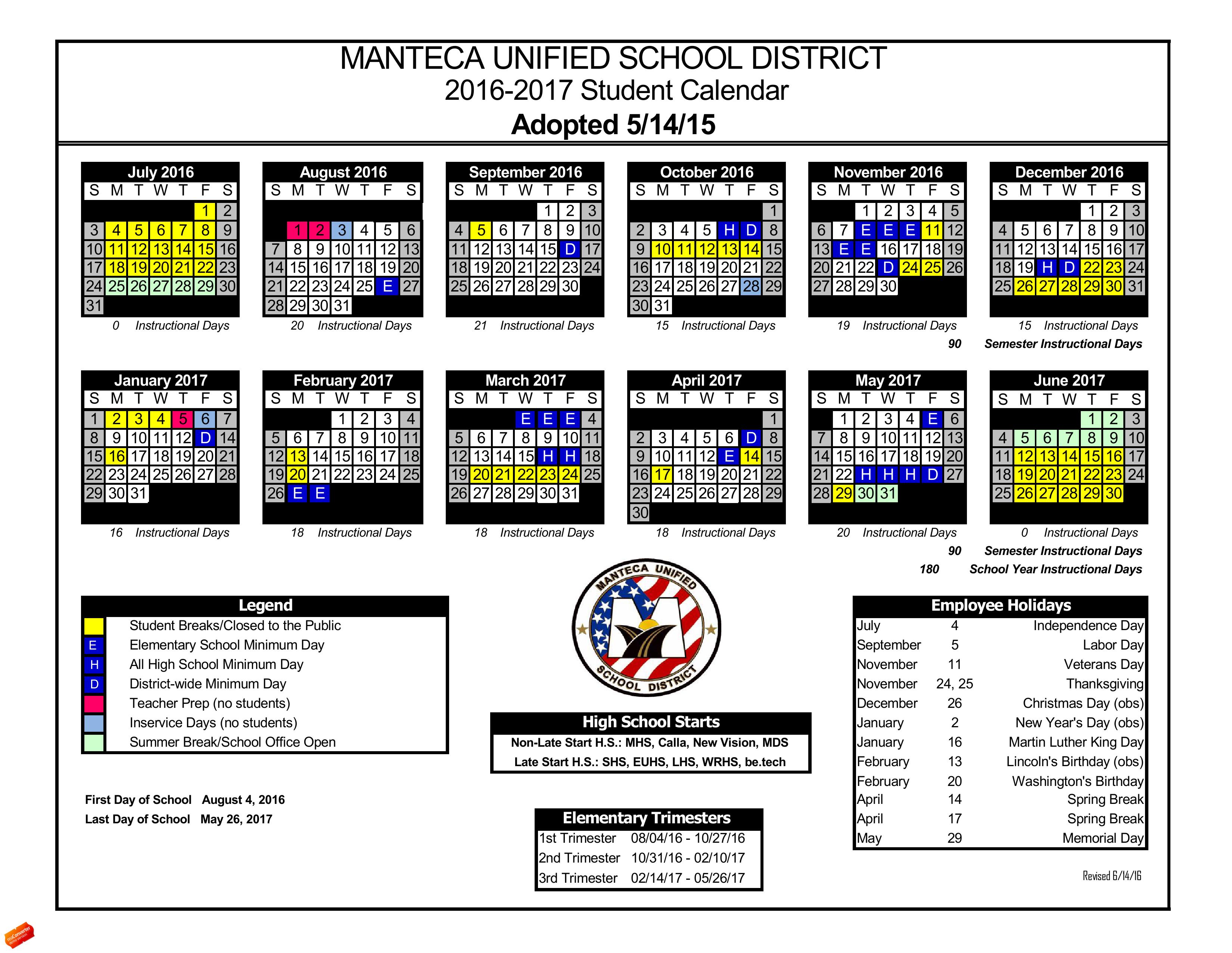 Fresno Unified Calendar 2023 2024 Recette 2023