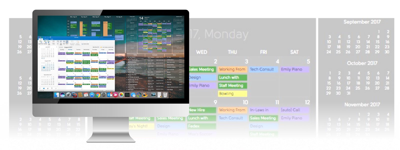 DejaDesktop Calendar Wallpaper Put A Calendar On Your Windows