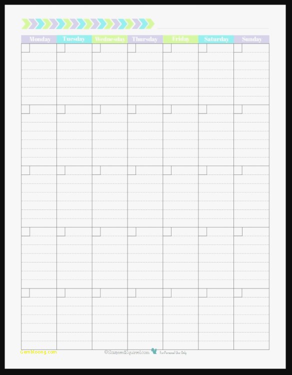 Publisher Weekly Calendar Template Awesome Publisher Understated 