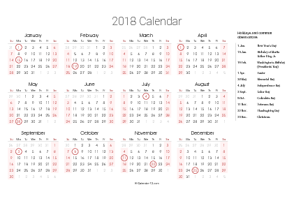 Printable 2019 Calendars (PDF)   Calendar 12.com