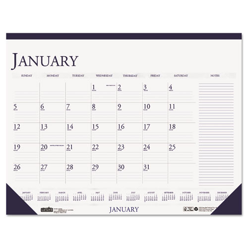 Desk Pad Calendars 2014