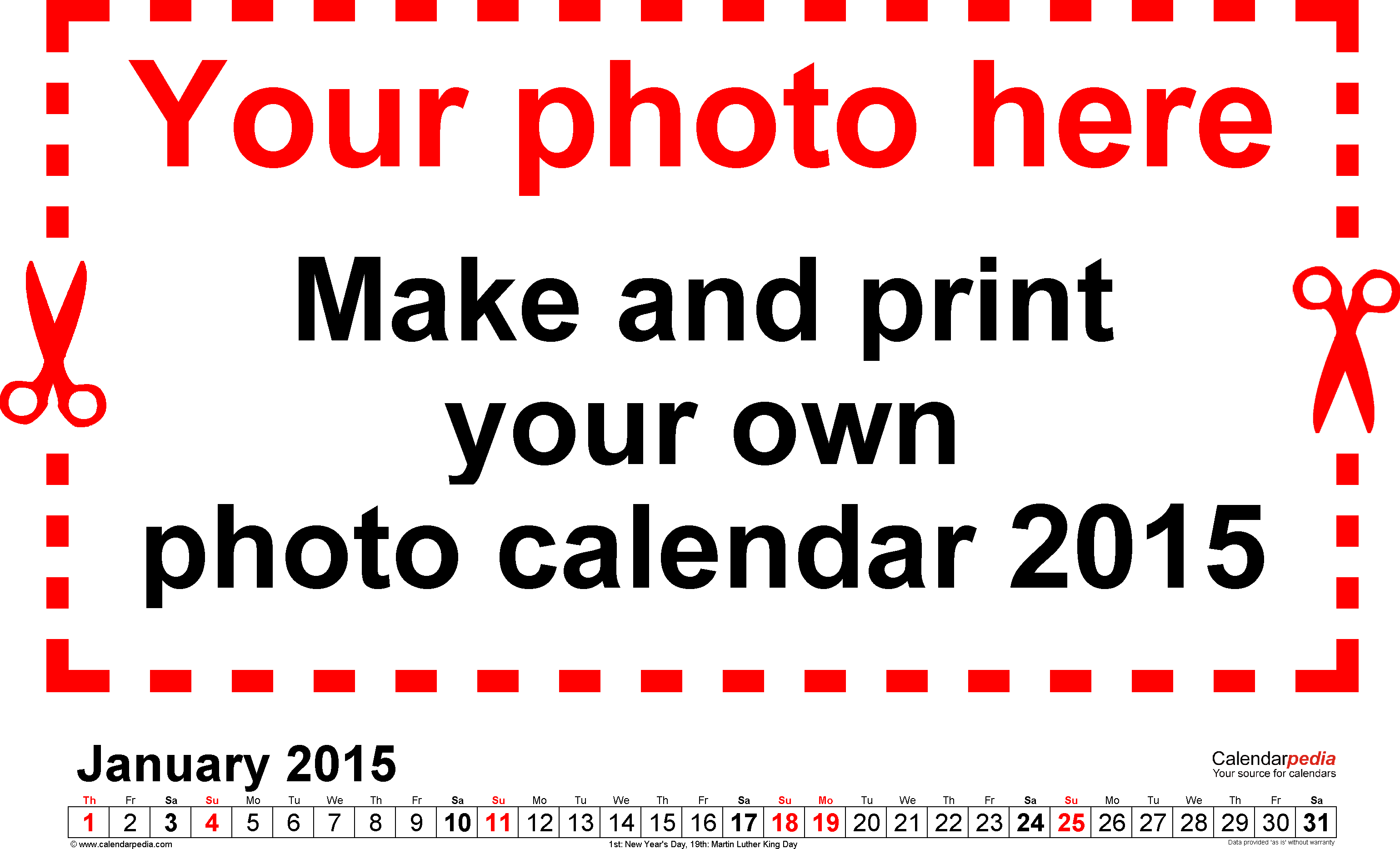 2015 Calendar Printable Free