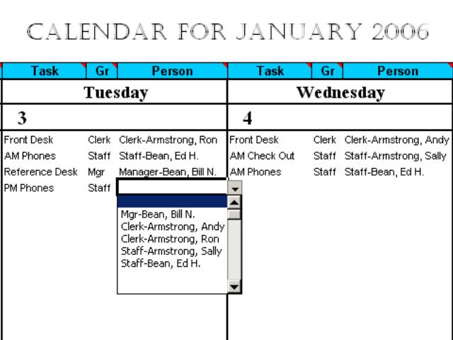 Excel Drop Down Calendar