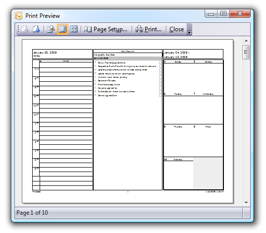 How to Print a Blank Outlook Calendar