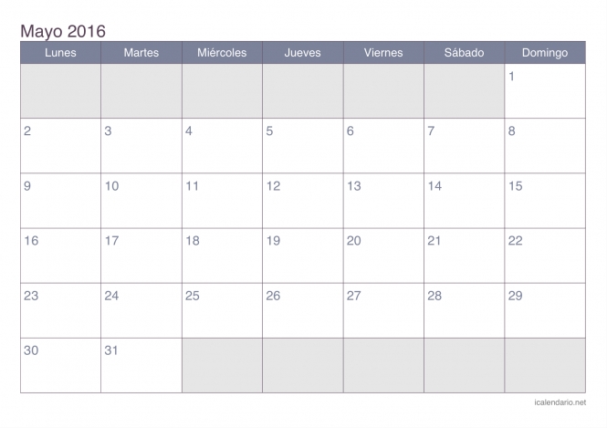Plantilla Calendario Excel Calendario Para Imprimir