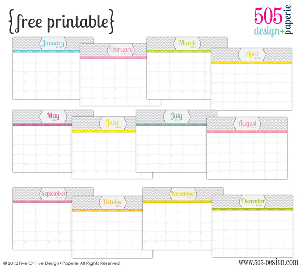Exclusive Free Printables | Calendar, Printable Calendars and Free 