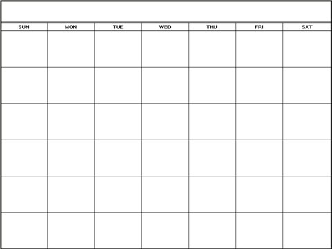 Printable 5 Day Monthly Calendar CalendarsQuick