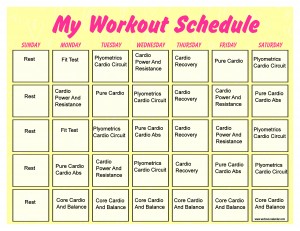 Insanity Workout Schedule | Print A Workout Calendar
