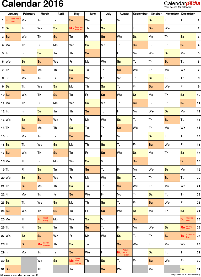 Blank Yearly Calendar Grids On One Sheet | Calendar Template 2022