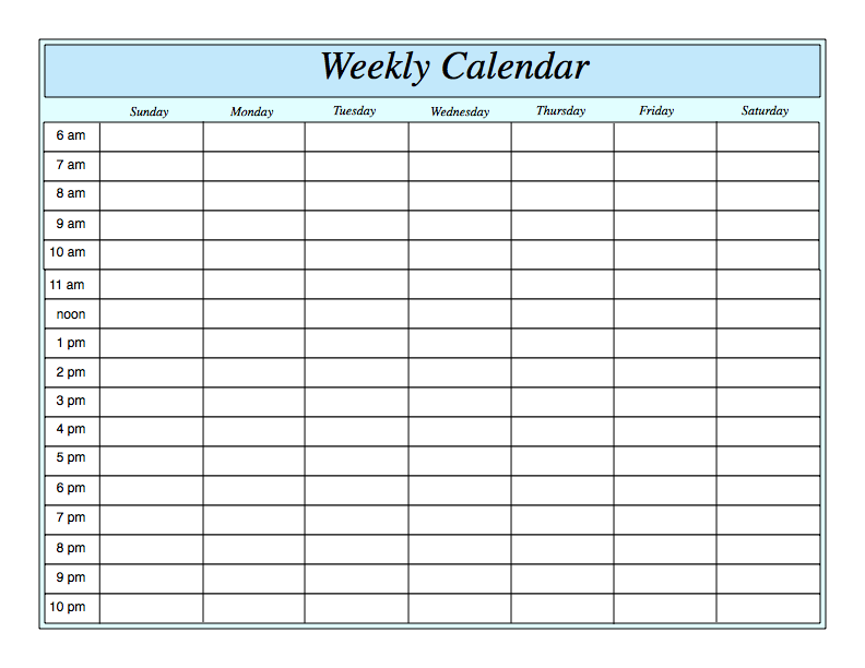 25+ Best Ideas about Weekly Calendar Template on Pinterest 