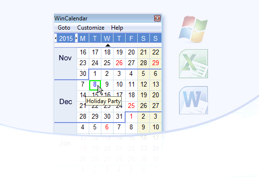 WinCalendar: Calendar Maker & Word, Excel, PDF Calendar downloads