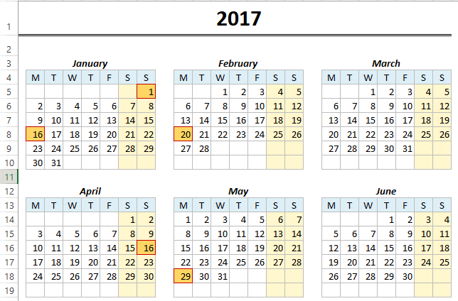 Free Excel pop up calendar and Excel date picker