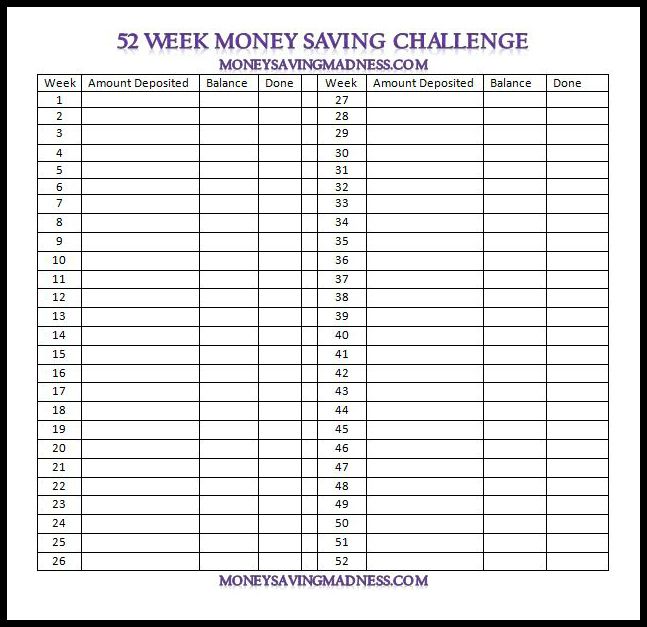 Best 25+ 52 week savings challenge ideas on Pinterest | 52 week 