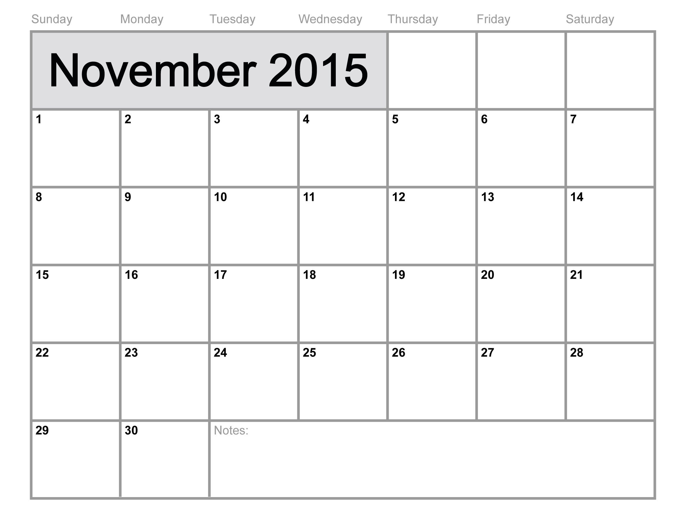 To Fill In Blank Monthly Calendar Template 2015 | Calendar 