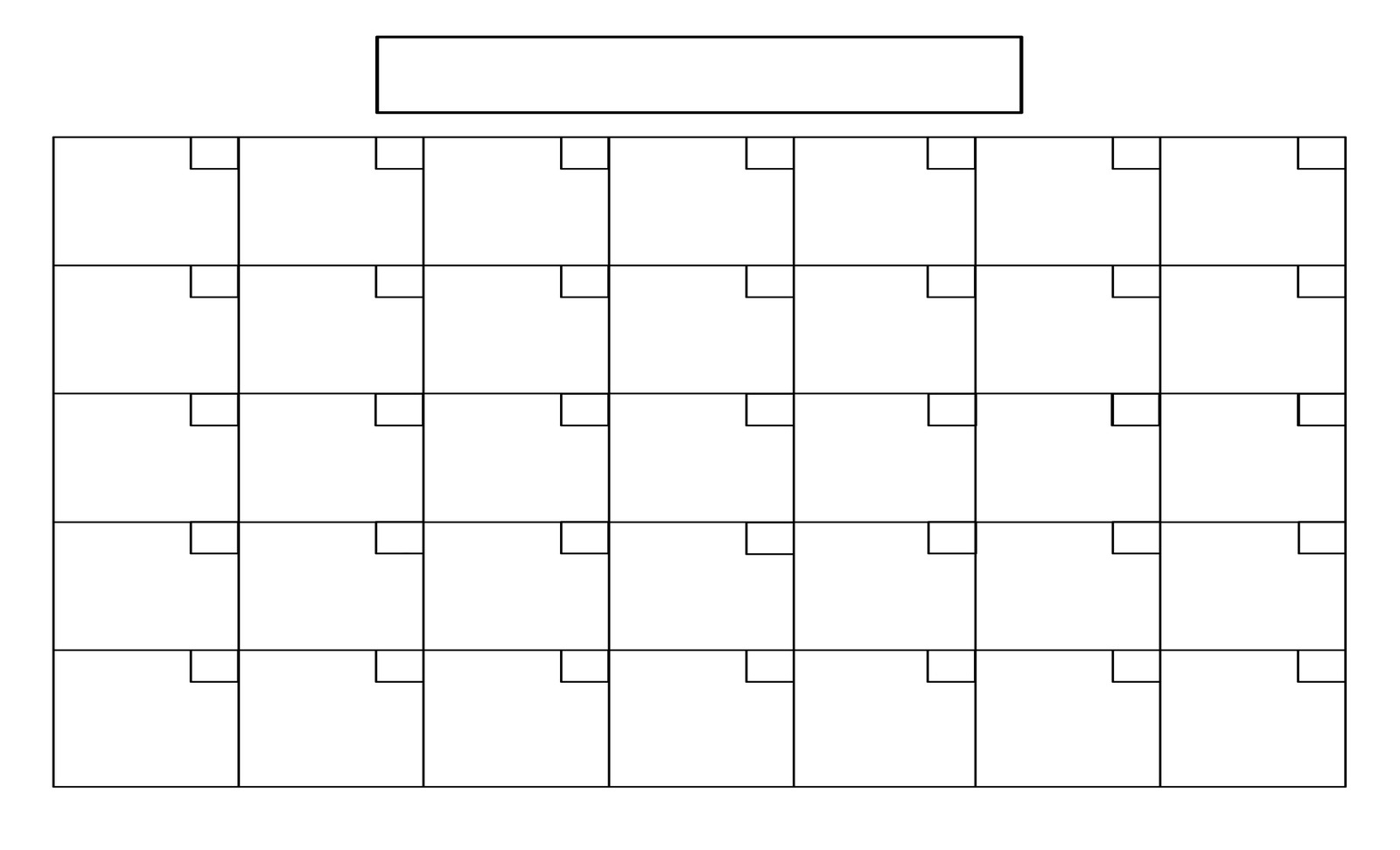 8x11 printable blank calendar calendar template 2021