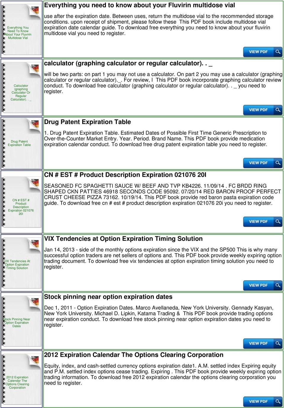 28 Day Multi Dose Vial Expiration Calculator Pdf Free Download