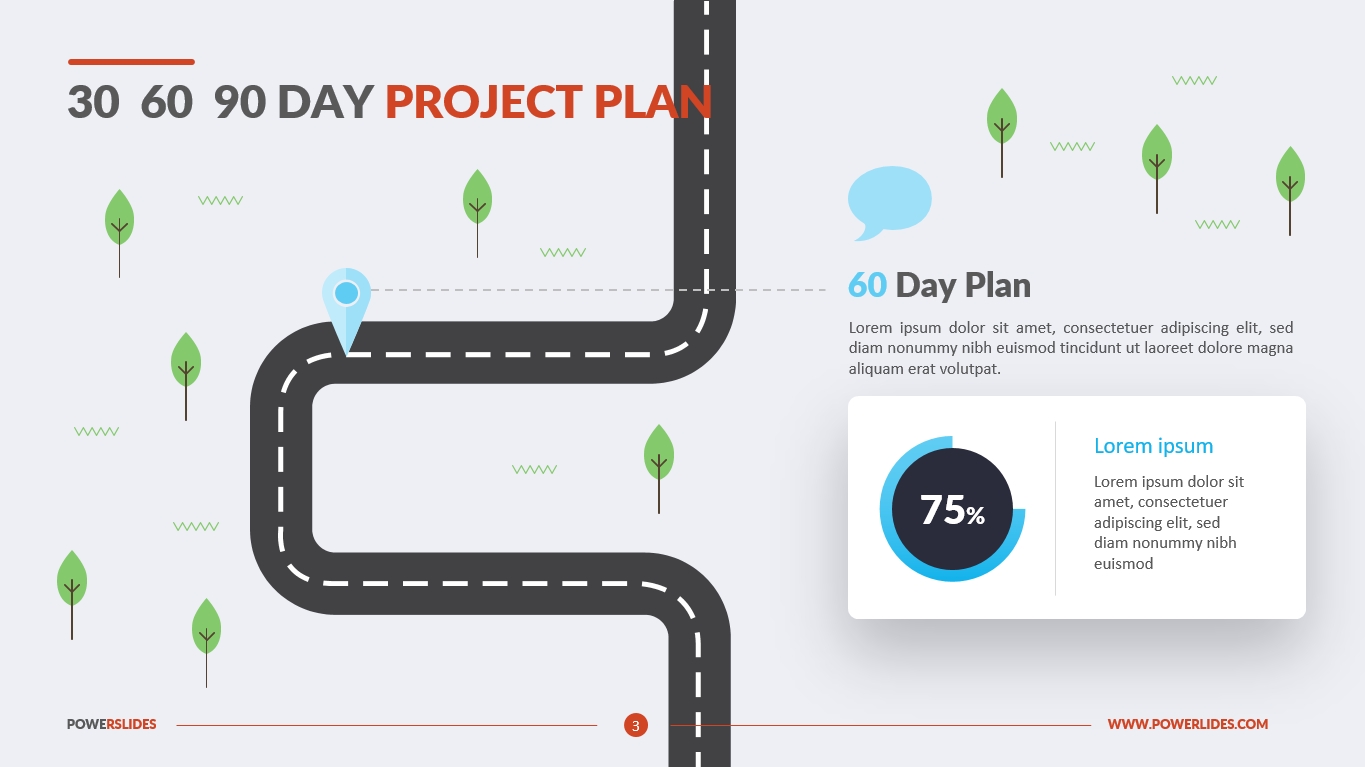 30 60 90 Day Plan Template | Download &amp; Edit | Powerslides™