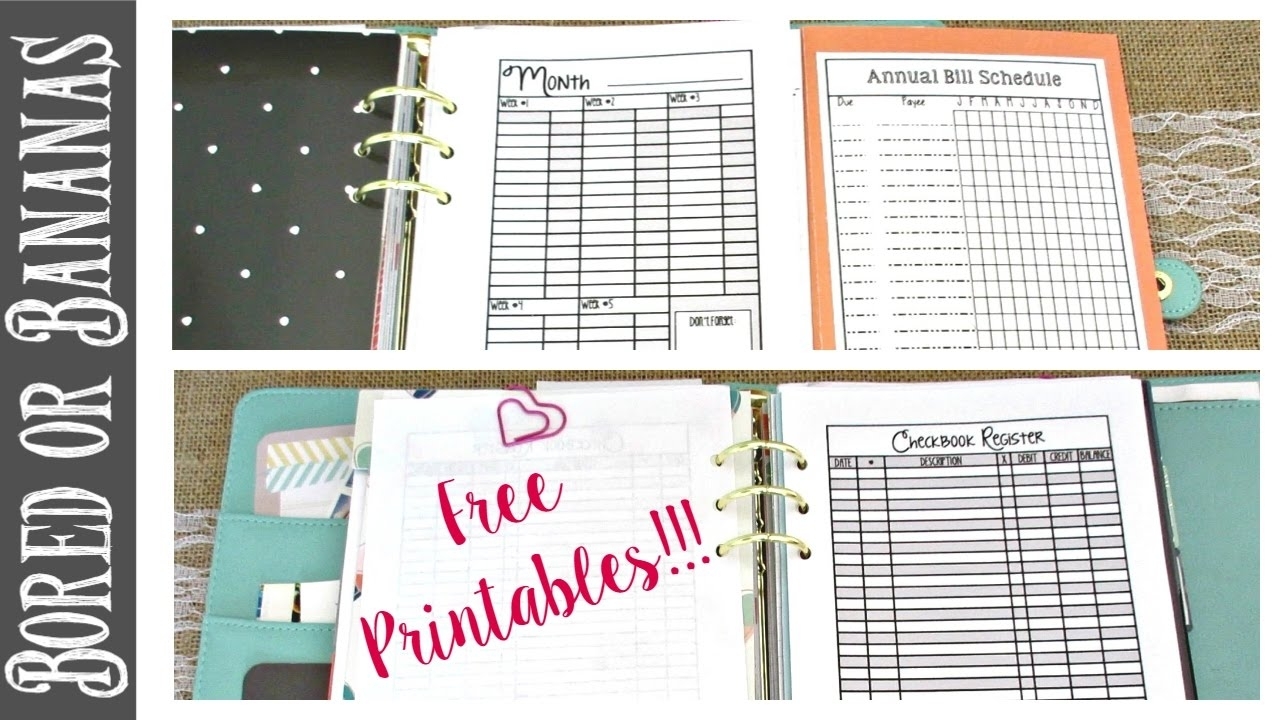 A5 Planner Budget Section Walkthrough + Free Budget Printables