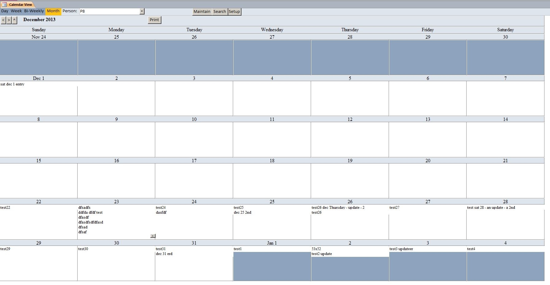 Ms Access Calendar Template Calendar Template 2023