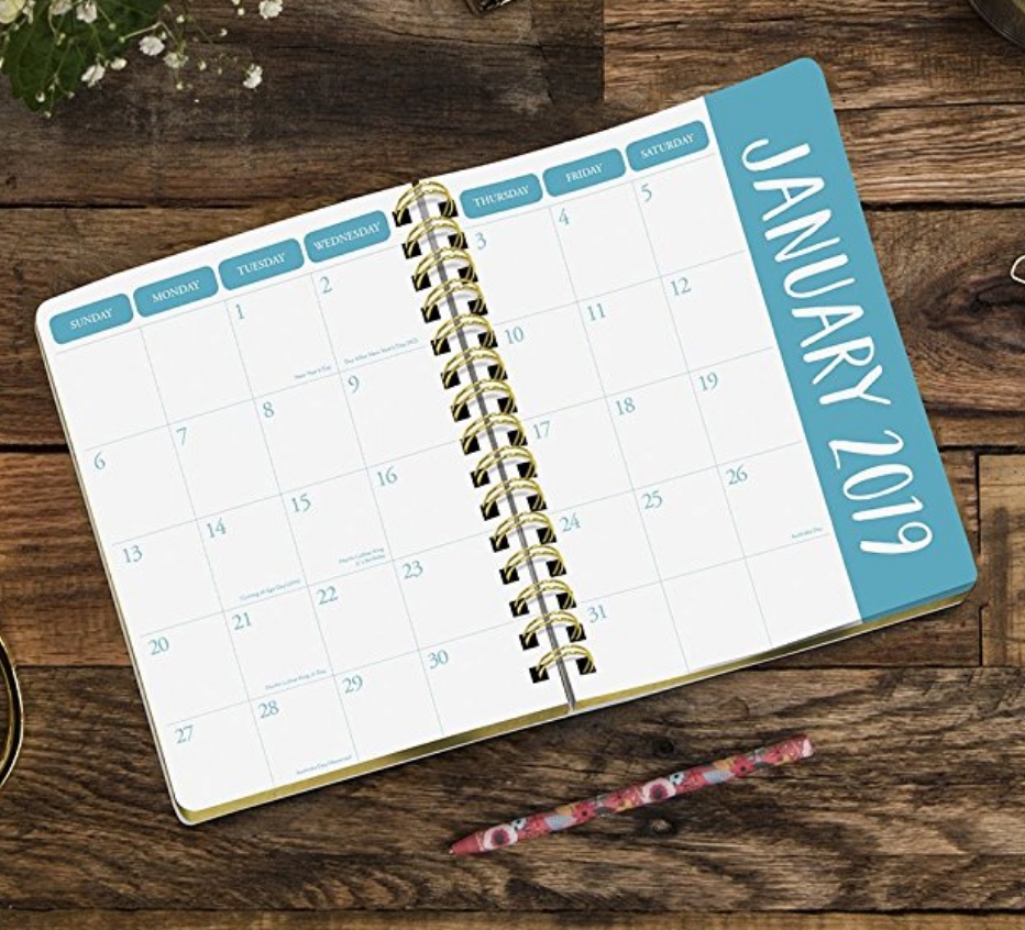 Best Feminine Monthly - Yearly Planners For 2019 - Stray Curls