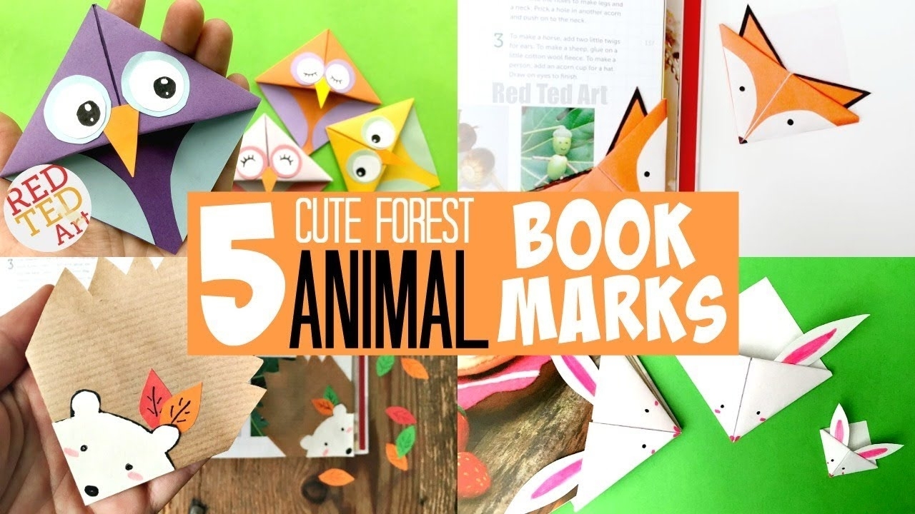 Cute Animal Bookmark Corners Forest Edition - Must See Super Cute Animal  Corner Bookmark Designs