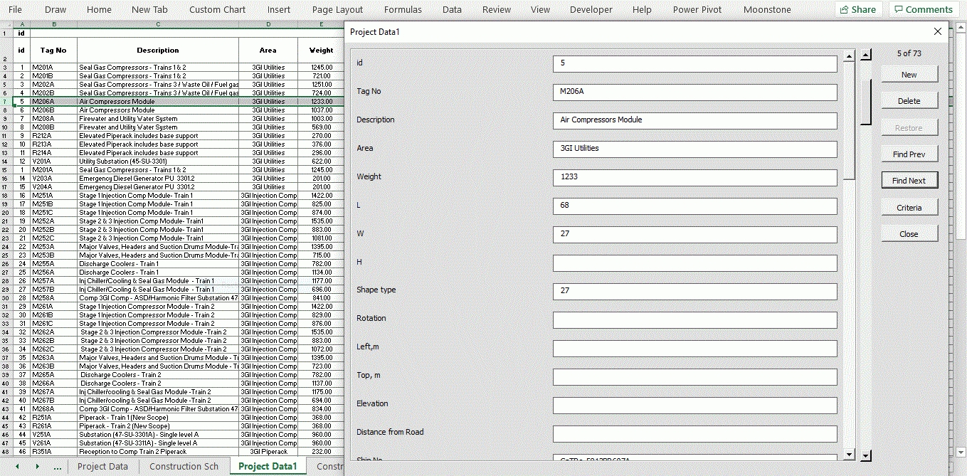 Data Form - Emulate The Excel Data Form And Enhance The