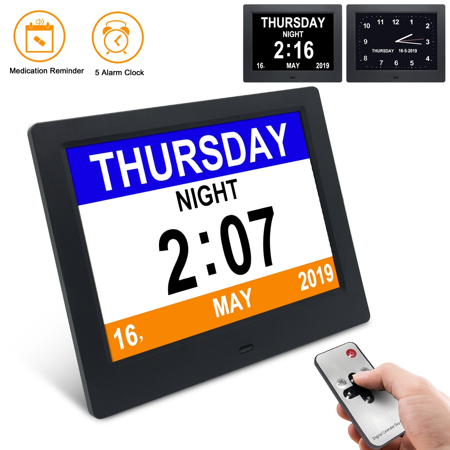 Dementia Alarm Clock Alzheimers Clock | | Ssa