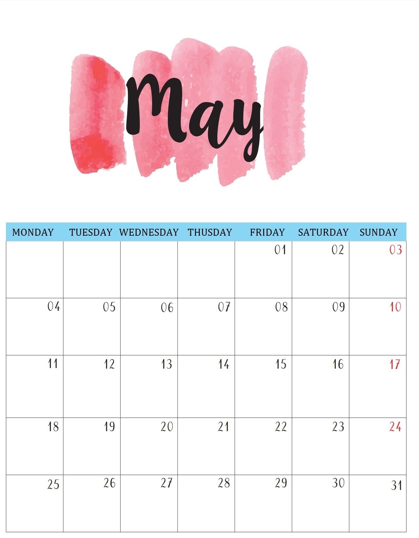 Download Cute Templates | Free Printable Calendar &amp; Template