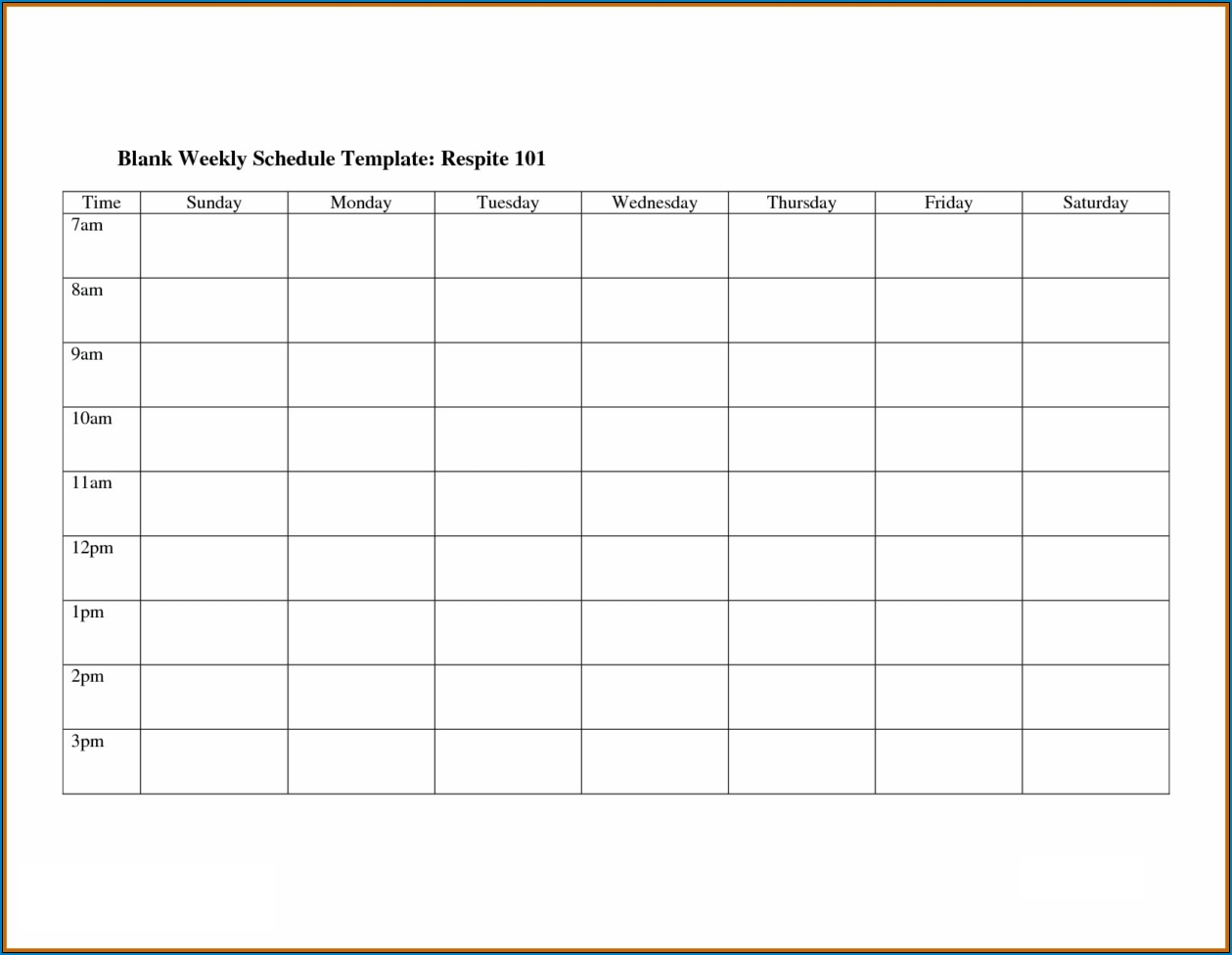 ✓ Free Printable Work Schedule Template | Zitemplate