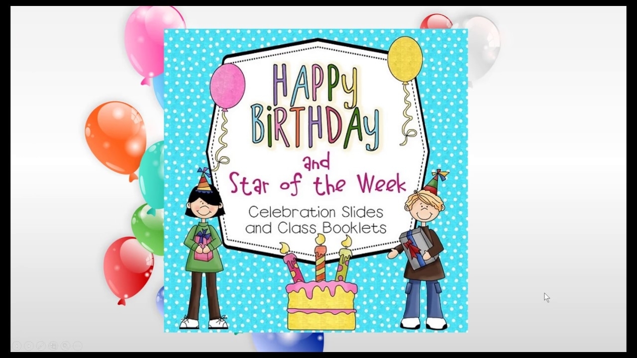 Editable Birthday Display, Slides, And Classroom Calendars