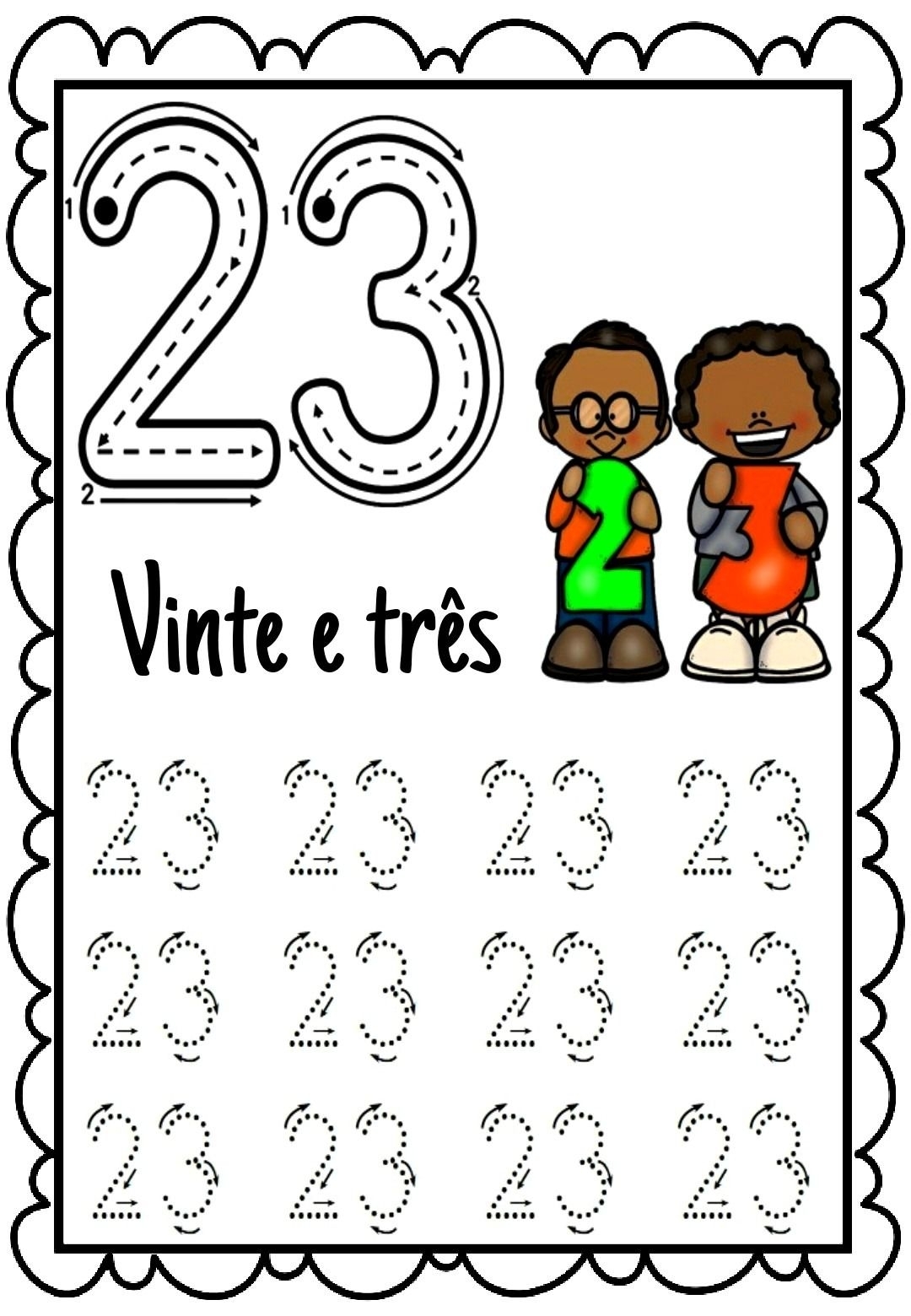 Educação Infantil: Livro Dos Números Pontilhado (1 A 30