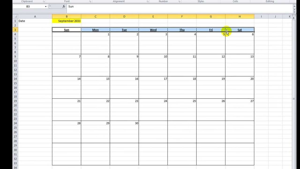 Excel Vba Calendar | Calendar For Planning