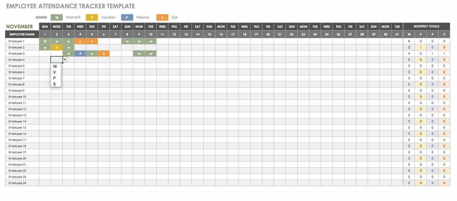 Free Human Resources Templates In Excel | Smartsheet