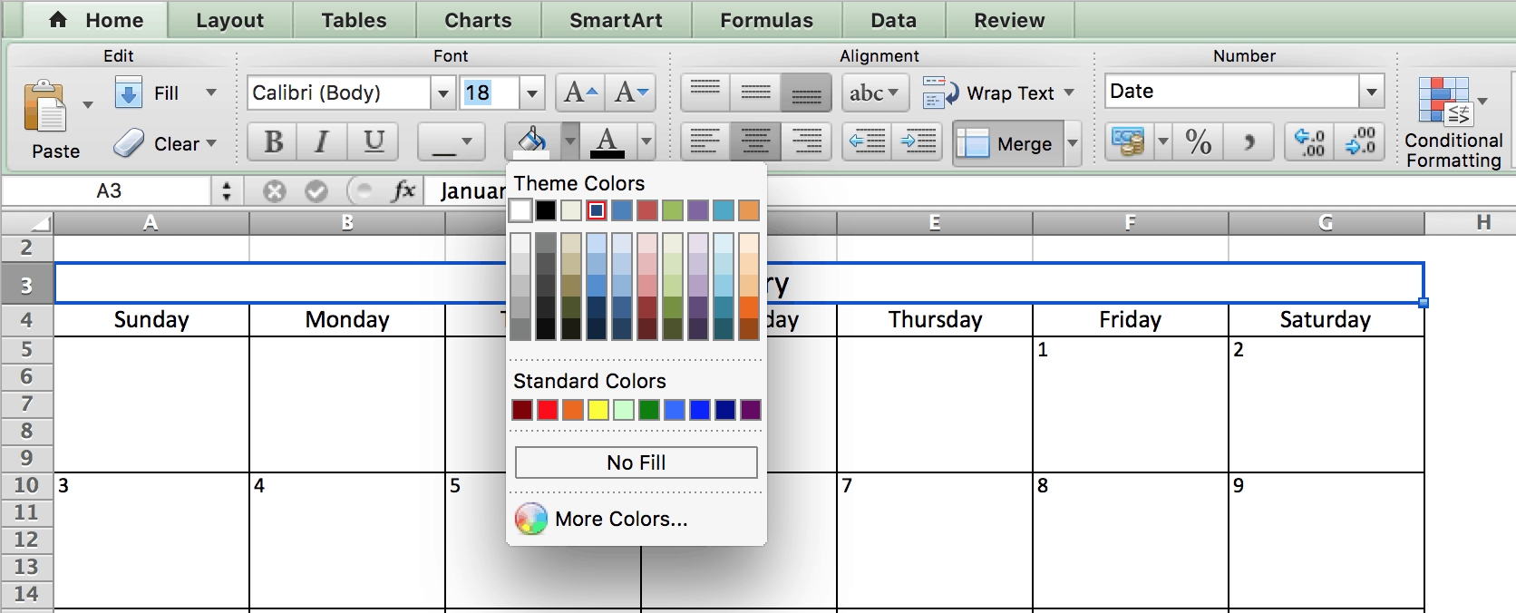 Free, Printable Excel Calendar Templates For 2019 &amp; On