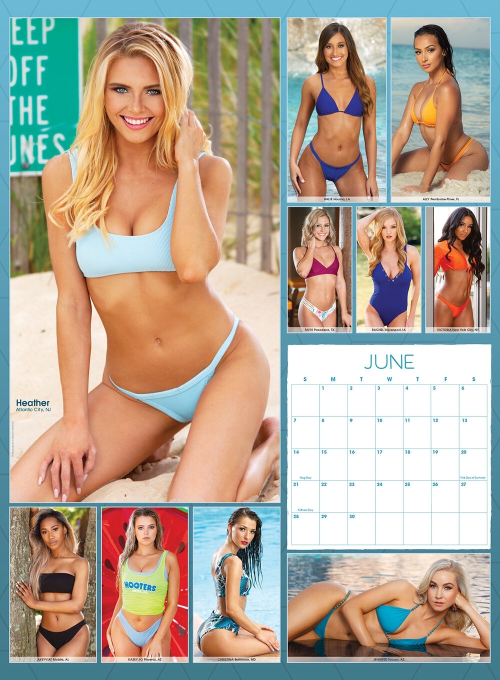 Hooters Calendar