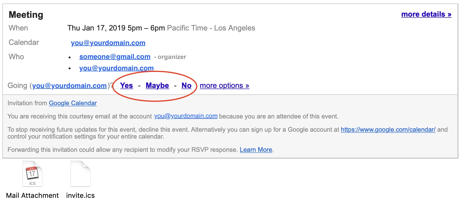 How To Respond To Google Calendar Invites – Helm Support