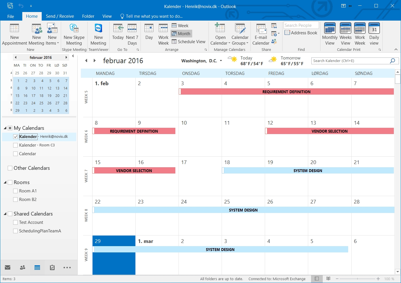 add calendar to outlook mac 2020
