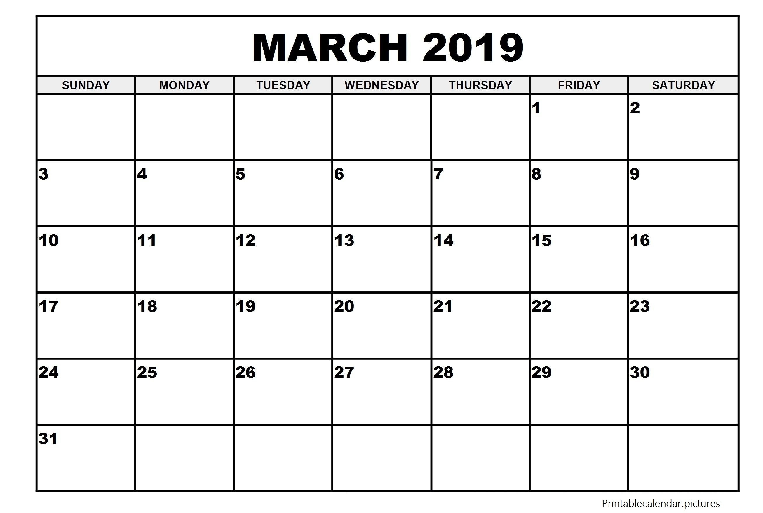 Large Printable Calendar May 2019 | Printable Calendar