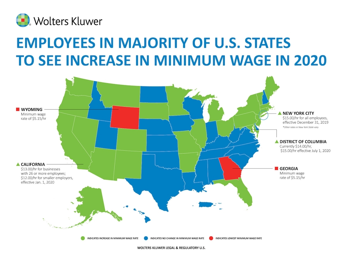 Minimum Wage Will Increase In Majority Of U.s. States In 2020