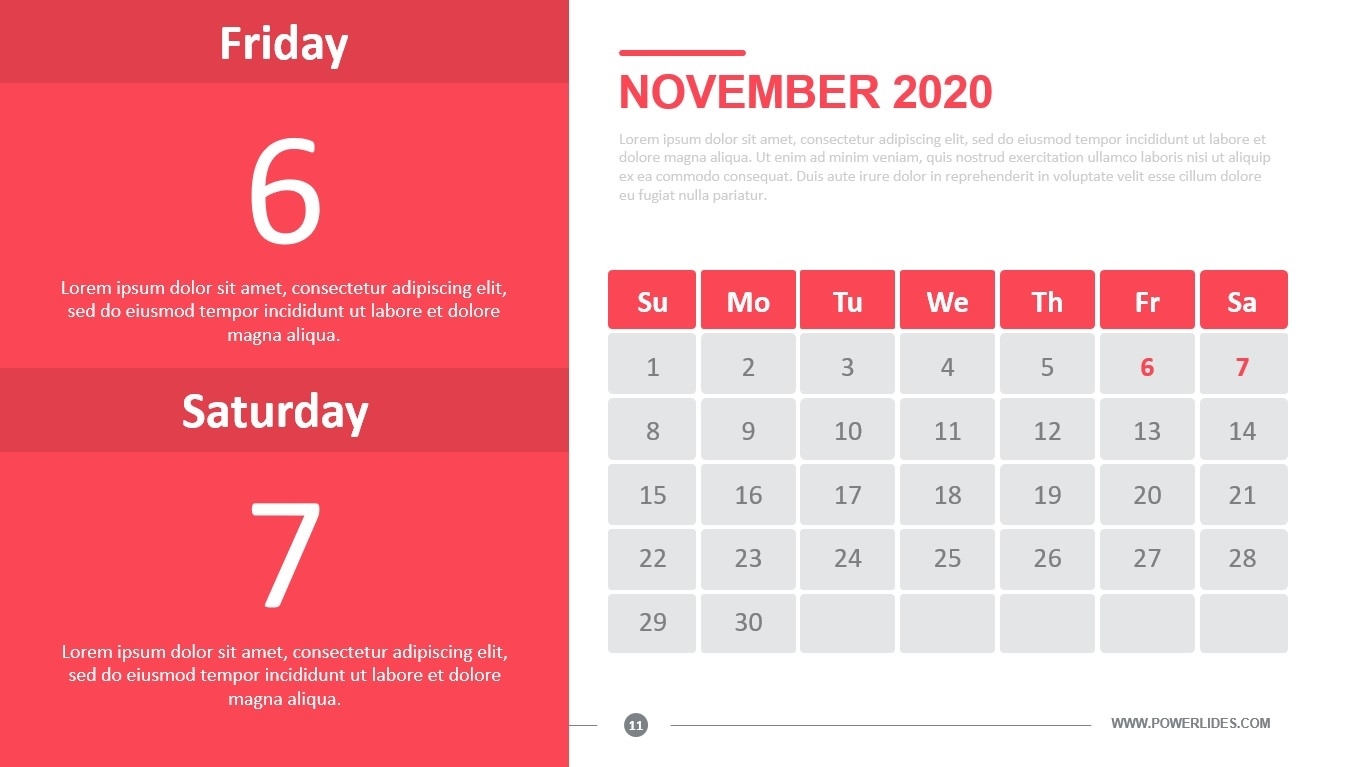 Monthly Calendar 2020 | Download Now | Powerslides™